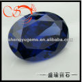 oval beads blue sapphire faceted